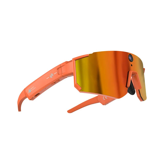 New M95 HD 800W-Pixel Photo and Video Sports AI Glasses with Camera Bluetooth and Sun Protection for Outdoor Cycling