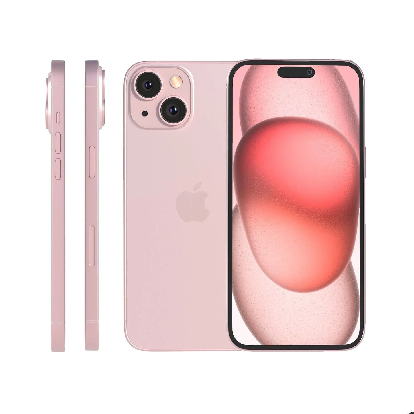 Factory Unlocked  Iphone 15 plus Cell Phone 256GB 4383 Mah 6 GB RAM Pink, Bluetooth