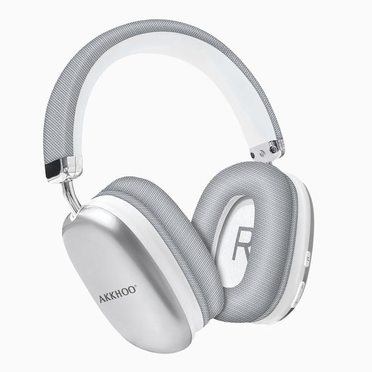 Bluetooth Headphones over Ear,  Active Noise Cancelling Wireless Headphones with 35Hrs Playtime, Deep Bass, 4 Noise Cancelling Mics, Low Latency for Travel Work Study Gaming