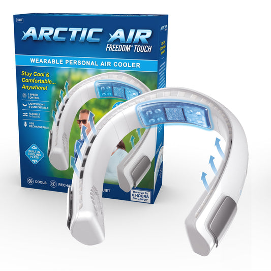 ® Freedom® Touch Wearable Personal Air Cooler, USB Rechargeable, 3 Speeds