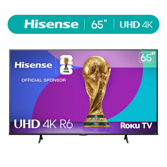 65" Class 4K UHD LCD Roku Smart TV HDR R6 Series 65R6E4