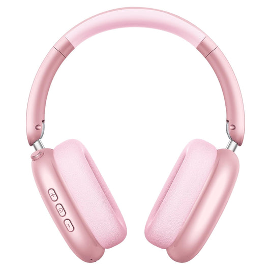 Y01 Wireless Over-Ear Headphones with Active Noise Cancelling,Hi-Res Audio,48H Playtime,Foldable Design Bluetooth Headphones for Iphone/Samsung/Android/Pc(Pink)