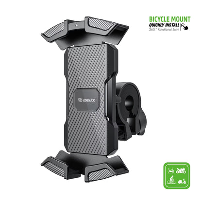 Universal Bike Phone Mount Motorcycle Handlebar Clamp Scooter Clip for Iphone Android GPS